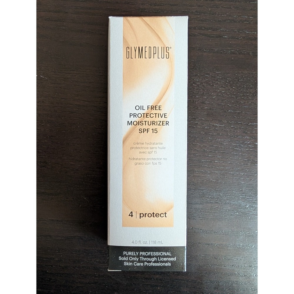 Glymed Plus Oil Free Moisturizer SPF 15 4oz‎ NEW Sealed Skincare Sun Protection